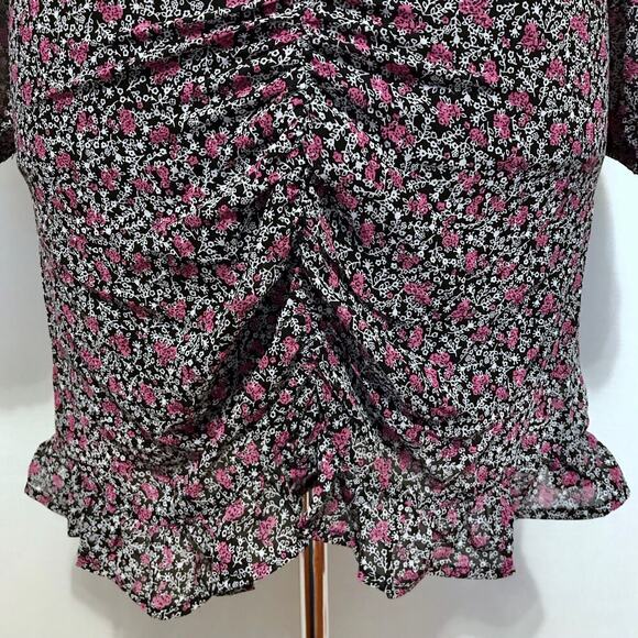 Floret Studios NWT Floral Mini Dress Women L - Picture 3 of 12